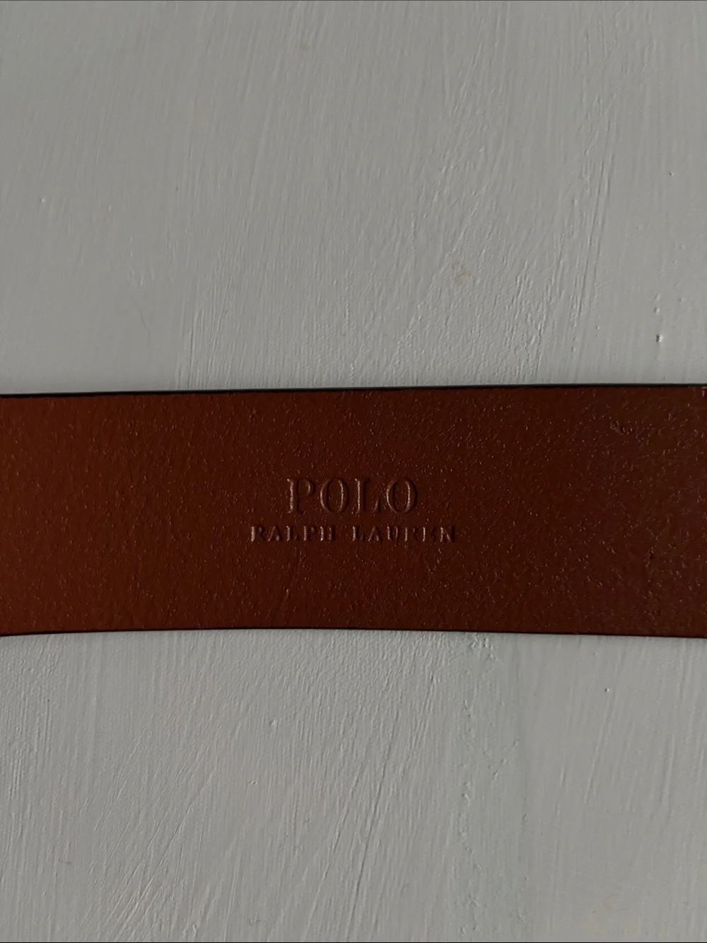 Polo Ralph Lauren Signature Pony Leather Belt 34